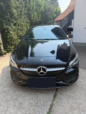 Mercedes CLA nach Frontschaden bei der Beweissicherung